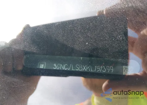 2019 Chevrolet Trax Lt z USA, uszkodzony, nr VIN 3GNCJLSBXKL151399